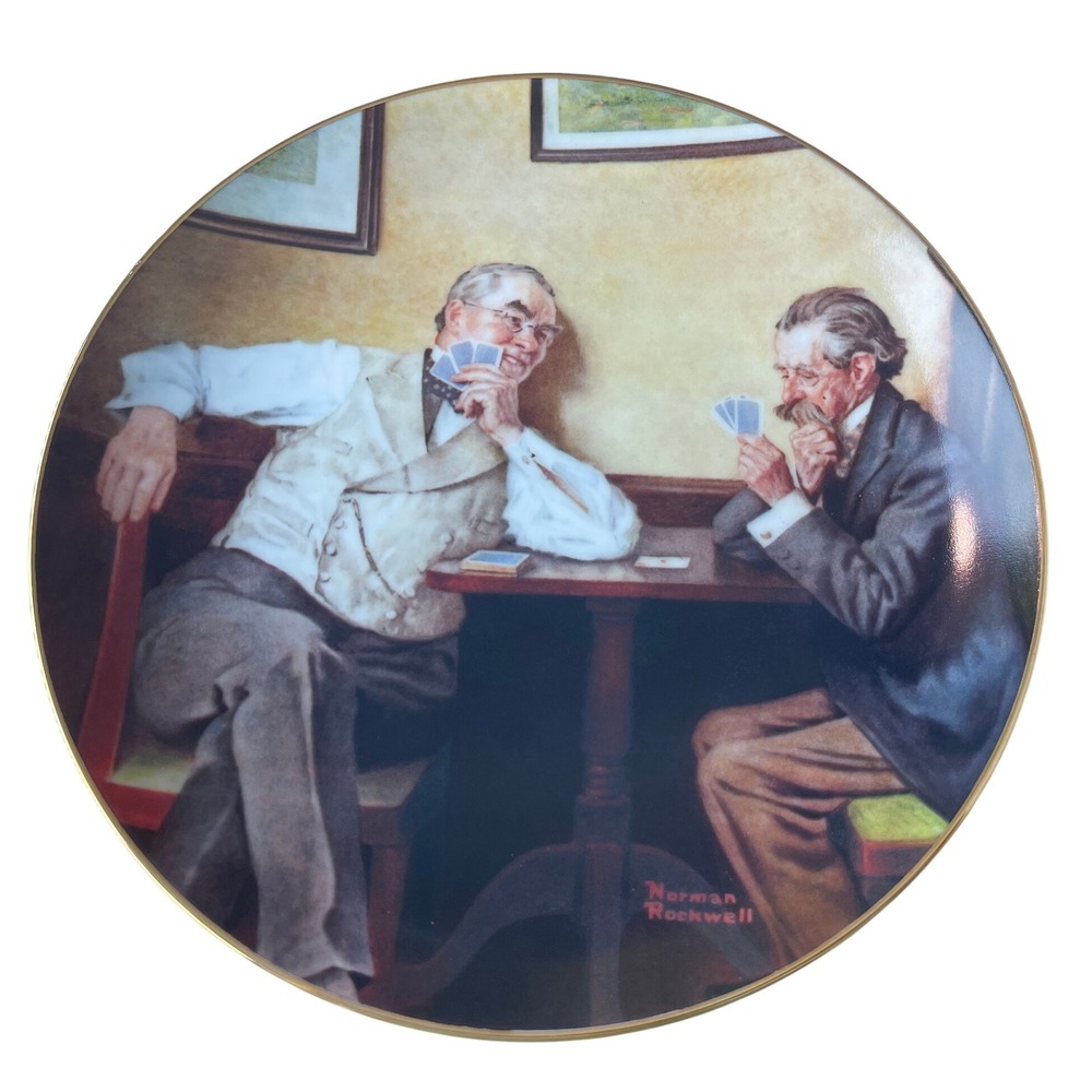 00436 - Norman Rockwell "Best Friends" Collector Plate 88 LTD Ed Plate No 13516C